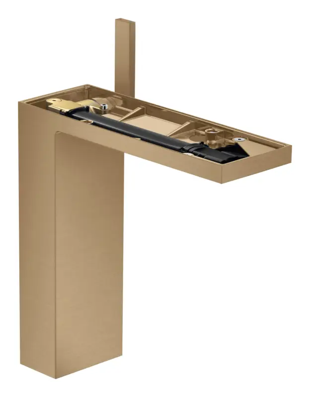 Heißes Angebot Axor MyEdition Einhebel-Waschtischmischer 230 ohne Platte mit Push-Open Ablaufgarnitur - Brushed Bronze