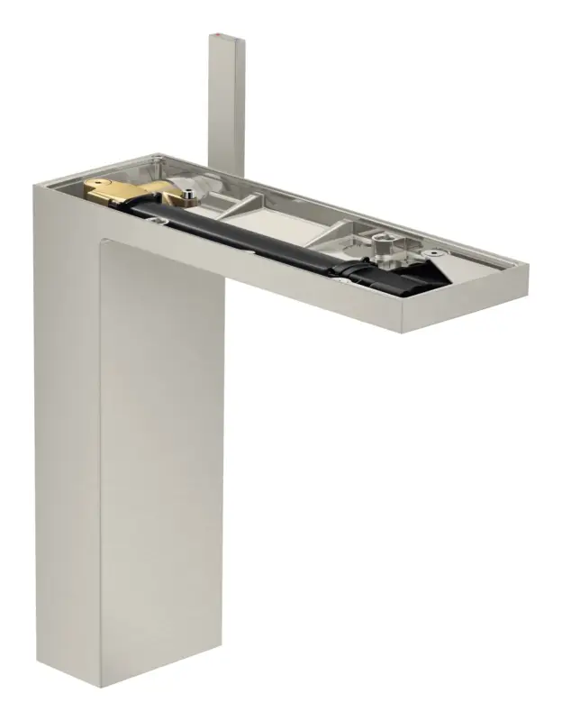Axor MyEdition Einhebel-Waschtischmischer 230 ohne Platte mit Push-Open Ablaufgarnitur - Edelstahl Optic Sonderangebot