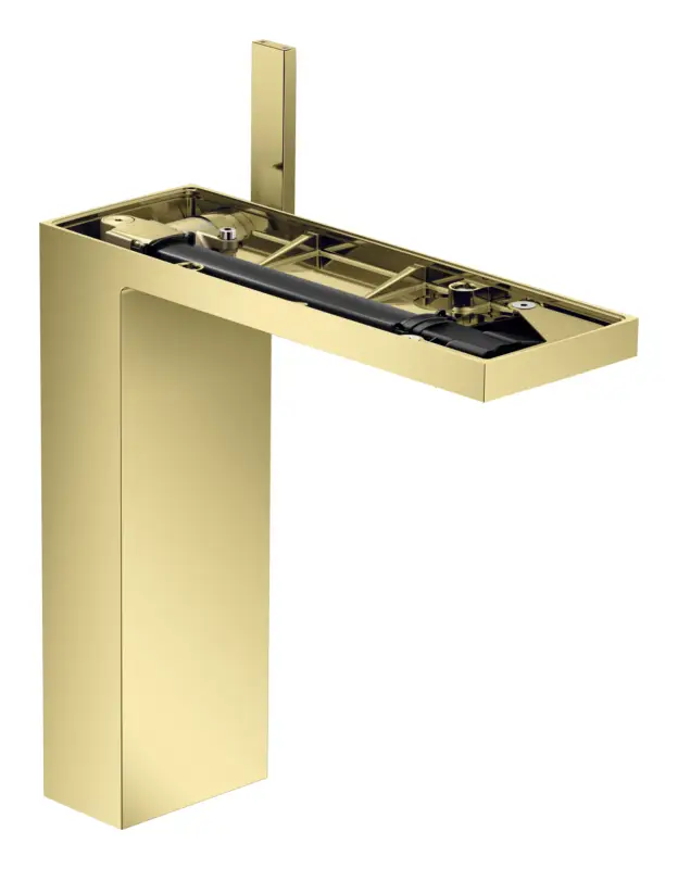 Meistverkauft Axor MyEdition Einhebel-Waschtischmischer 230 ohne Platte mit Push-Open Ablaufgarnitur - Polished Gold Optic