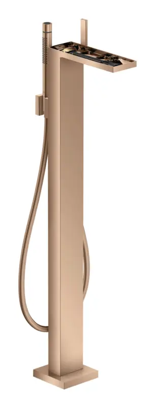 Super-Preis Axor MyEdition Einhebel-Wannenmischer bodenstehend ohne Platte mit Hebelgriff - Polished Red Gold