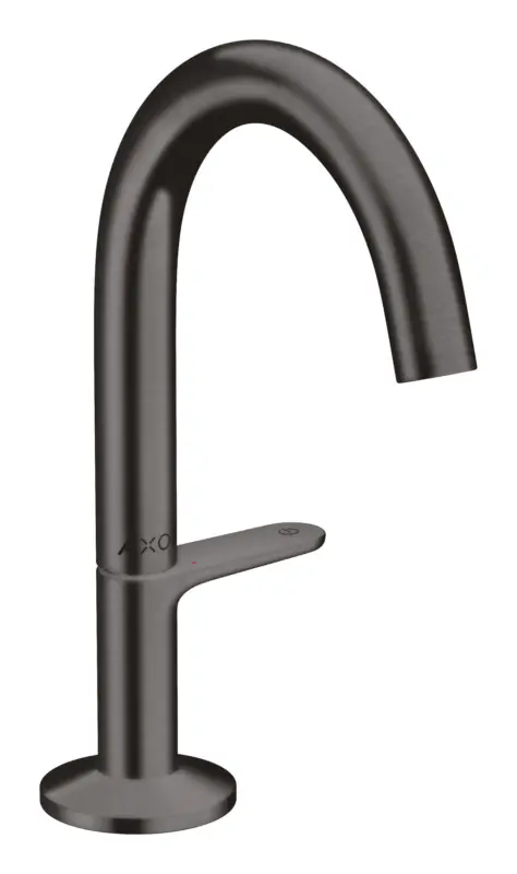 Sofort Bestellen Axor One Waschtischmischer Select 140 mit Push-Open Ablaufgarnitur Ausladung 122 mm - Brushed Black Chrome