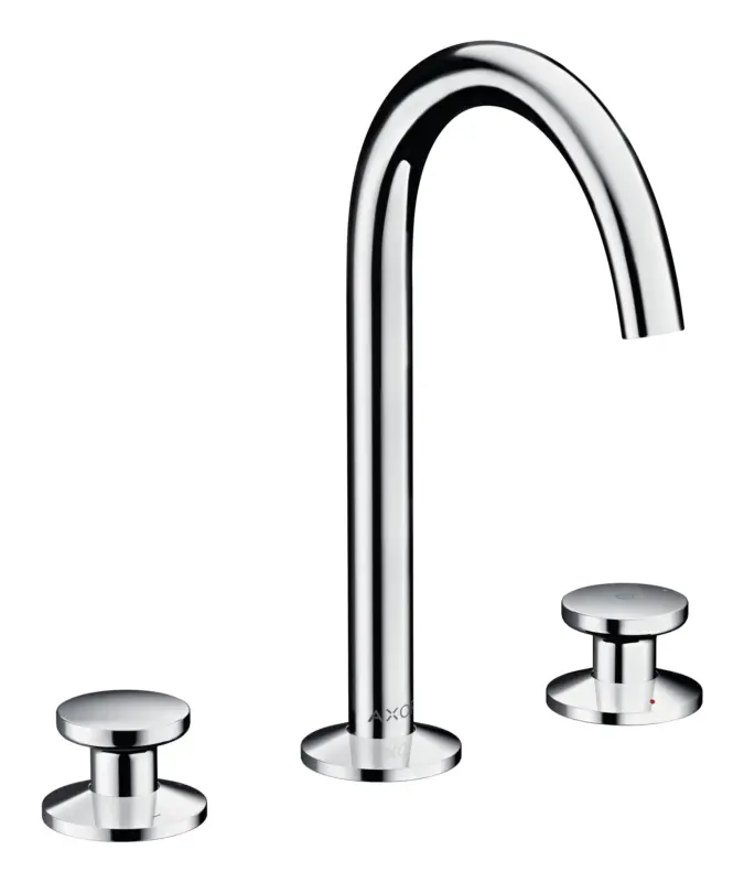 Angebot Axor One 3-Loch Waschtischarmatur Select 170 mit Push-Open Ablaufgarnitur - Chrom