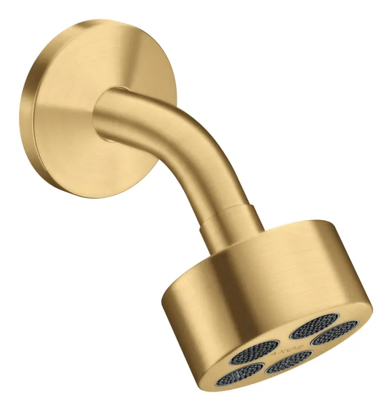 Preis Gesenkt Axor One Kopfbrause 75 1jet EcoSmart mit Brausearm - Brushed Gold Optic