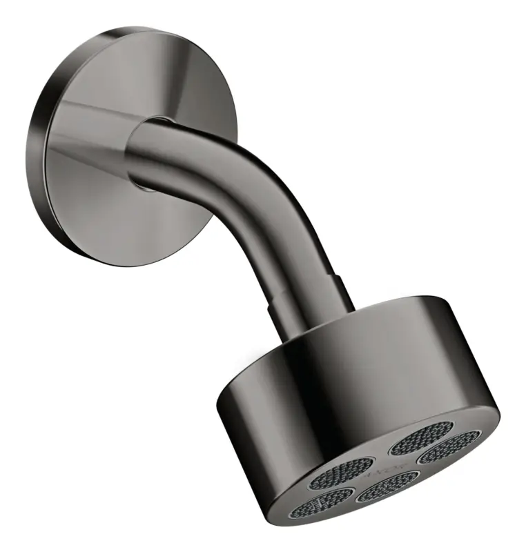 Neu Axor One Kopfbrause 75 1jet EcoSmart mit Brausearm - Polished Black Chrome