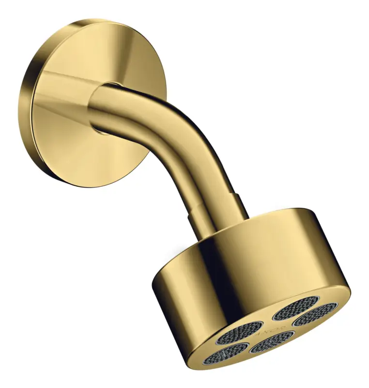 Top-Angebot Axor One Kopfbrause 75 1jet EcoSmart mit Brausearm - Polished Gold Optic