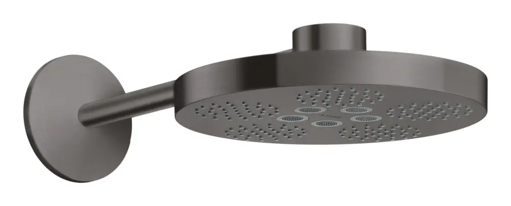 Preis Gesenkt Axor One Kopfbrause 280 2jet mit Brausearm - Brushed Black Chrome