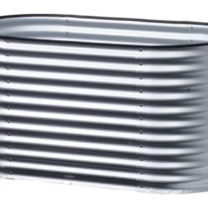 Sale Floraworld Hochbeet Silo oval 160 x 80 cm x 82 cm zink aluminium