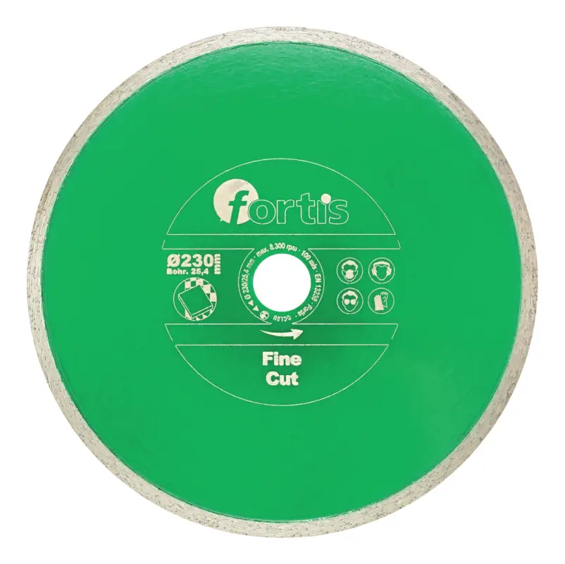 Finale Aktion Fortis Diamant-Trennscheibe Fine Cut Ø 115 mm Segmenthöhe 8 mm Bohrung 22,2 mm