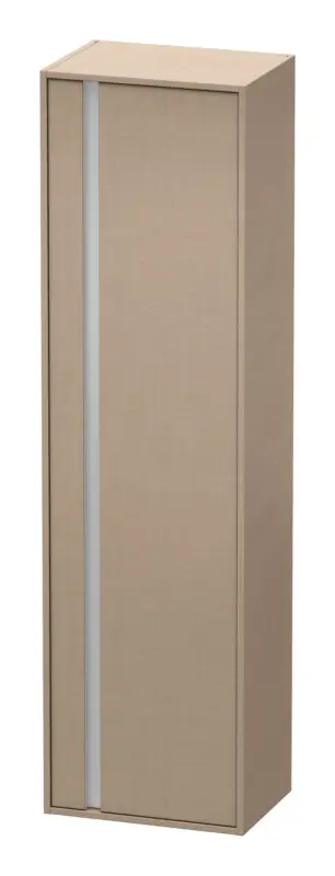 Duravit Ketho Hochschrank mit 1 Tür Anschlag rechts 500 x 360 x 1800 mm - Leinen Matt Markenprodukt