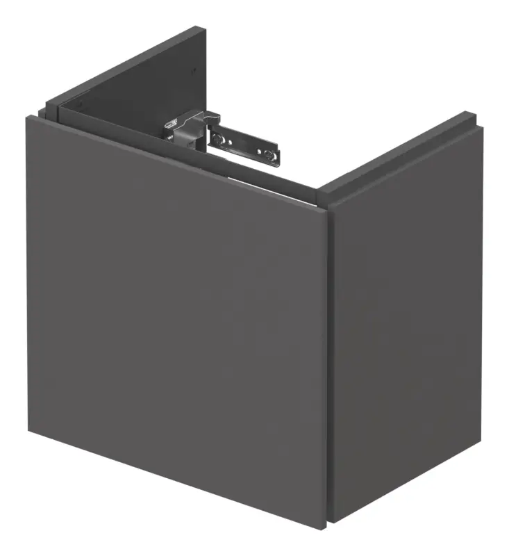 Duravit L-Cube Waschtischunterschrank mit 1 Tür Anschlag links 420 x 400 x 294 mm - Graphit Matt Schneller Versand