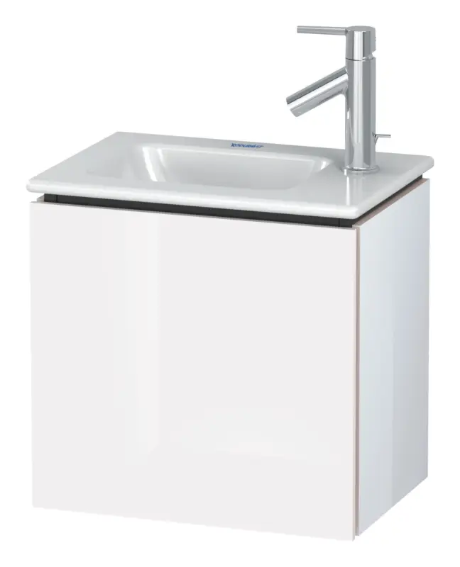 Duravit L-Cube Waschtischunterschrank mit 1 Tür Anschlag links 420 x 400 x 294 mm - Eiche dunkel gebürstet Matt Neu