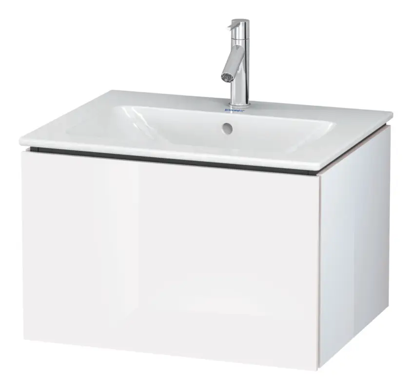 Ausverkauf Duravit L-Cube Waschtischunterschrank mit 1 Auszug 620 x 400 x 481 mm - Betongrau Matt