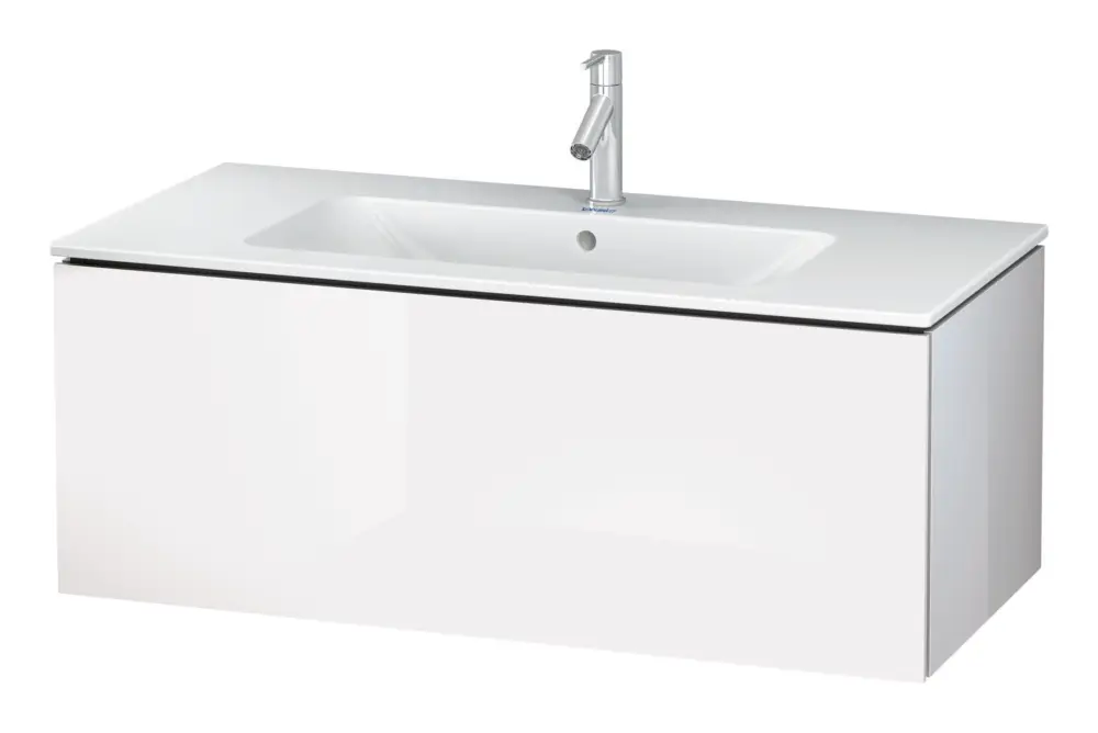 Duravit L-Cube Waschtischunterschrank mit 1 Auszug 1020 x 400 x 481 mm - Nussbaum dunkel Matt Neu