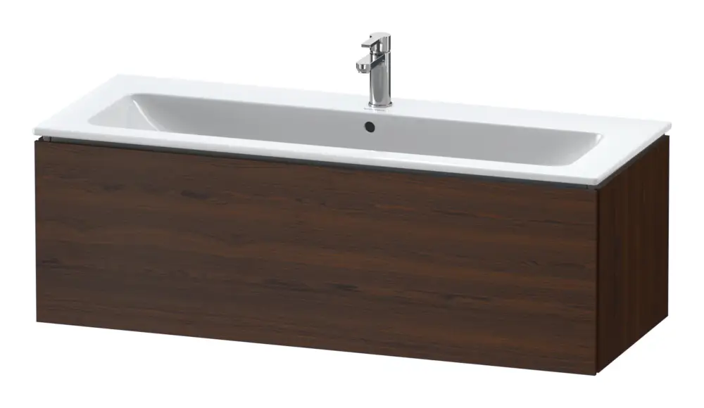 Duravit L-Cube Waschtischunterschrank mit 1 Auszug 1220 x 400 x 481 mm - Nussbaum gebürstet Matt Günstig