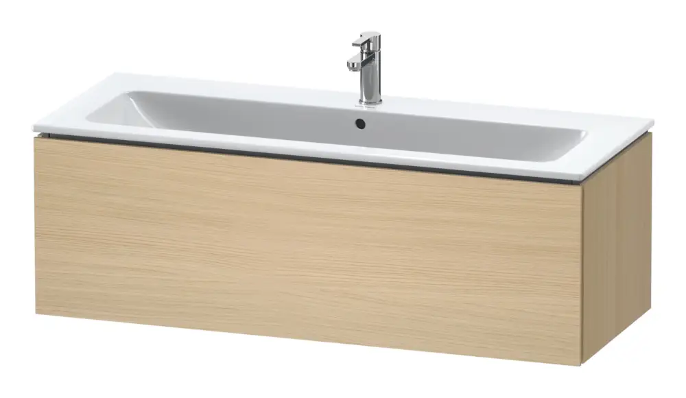 Duravit L-Cube Waschtischunterschrank mit 1 Auszug 1220 x 400 x 481 mm - Mediterrane Eiche Matt Online Kaufen