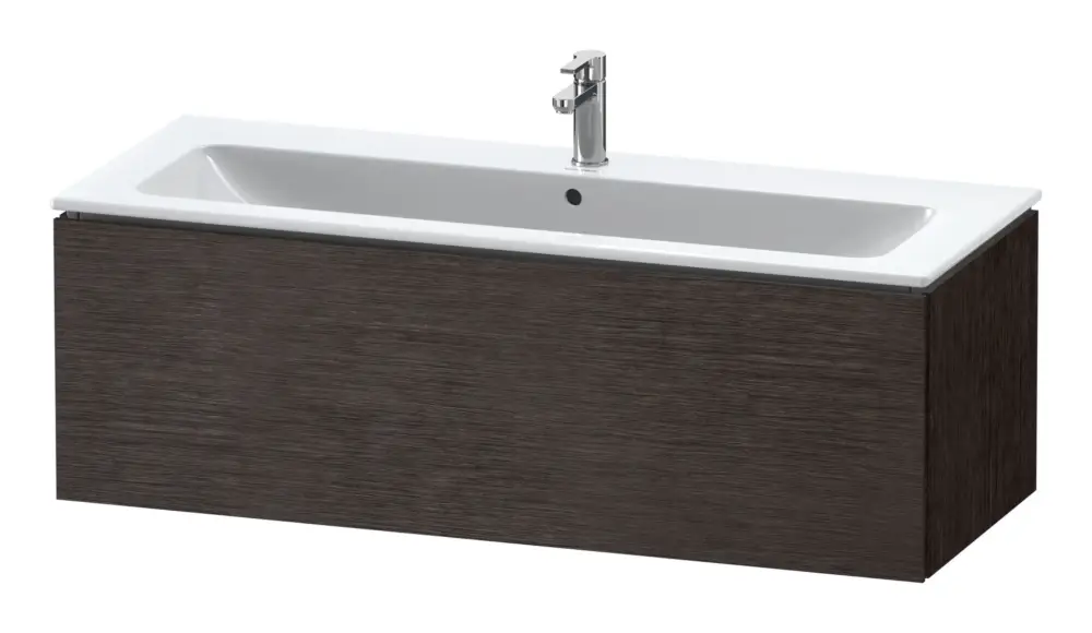 Duravit L-Cube Waschtischunterschrank mit 1 Auszug 1220 x 400 x 481 mm - Eiche dunkel gebürstet Matt Bestseller