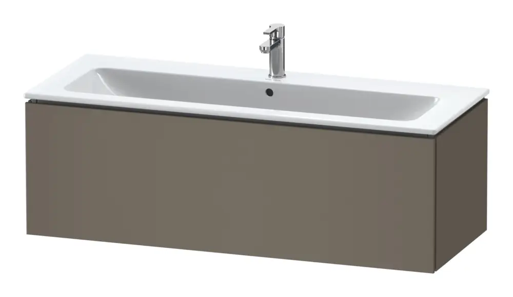 Top-Angebot Duravit L-Cube Waschtischunterschrank mit 1 Auszug 1220 x 400 x 481 mm - Flanellgrau Seidenmatt Lack