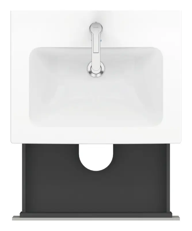 Duravit L-Cube Waschtischunterschrank mit 2 Auszügen 620 x 550 x 481 mm - Betongrau Matt Nur Für Kurze Zeit