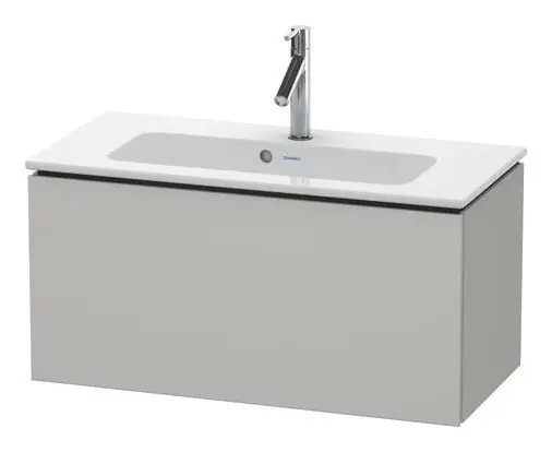 Letzte Chance Duravit L-Cube Waschtischunterschrank Compact mit 1 Auszug 820 x 400 x 391 mm - Betongrau Matt