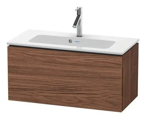 Duravit L-Cube Waschtischunterschrank Compact mit 1 Auszug 820 x 400 x 391 mm - Nussbaum dunkel Matt Neu Im Sortiment