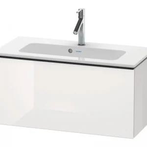Abverkauf Duravit L-Cube Waschtischunterschrank Compact mit 1 Auszug 820 x 400 x 391 mm - Flanellgrau Hochglanz Lack