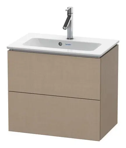 Rabatt Duravit L-Cube Waschtischunterschrank mit 2 Auszügen 620 x 550 x 391 mm - Leinen Matt