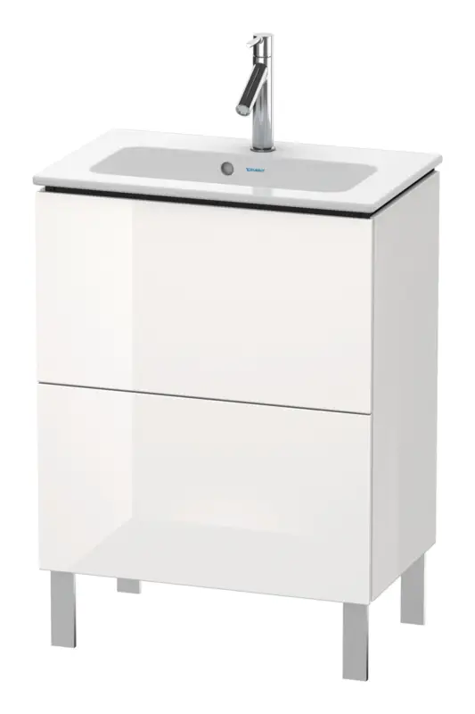 Duravit L-Cube Waschtischunterschrank mit 2 Auszügen 620 x 704 x 391 mm - Weiß Matt Neuheit