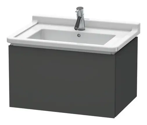 Sonderangebot Duravit L-Cube Waschtischunterschrank mit 1 Auszug 670 x 408 x 469 mm - Graphit Matt