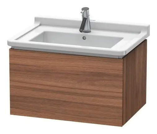 Aktuell Duravit L-Cube Waschtischunterschrank mit 1 Auszug 670 x 408 x 469 mm - Nussbaum Matt