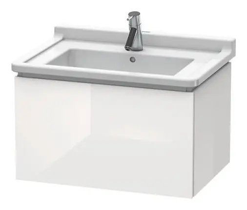 Top-Seller Duravit L-Cube Waschtischunterschrank mit 1 Auszug 670 x 408 x 469 mm - Weiß Hochglanz Lack