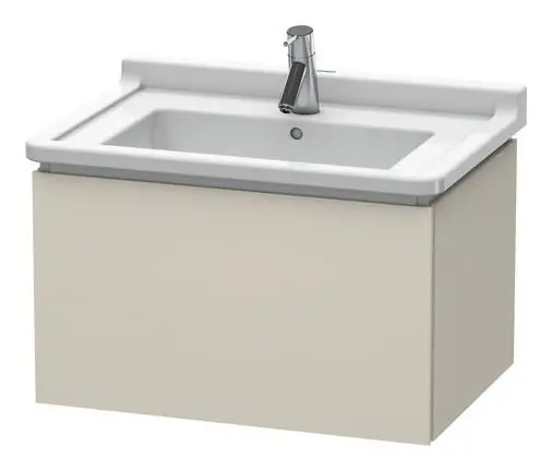 Preisknaller Duravit L-Cube Waschtischunterschrank mit 1 Auszug 670 x 408 x 469 mm - Taupe Matt