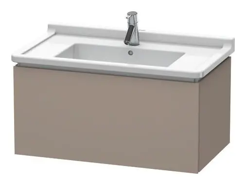 Duravit L-Cube Waschtischunterschrank mit 1 Auszug 820 x 408 x 469 mm - Basalt Matt Abverkauf