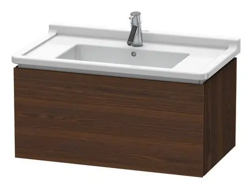 Duravit L-Cube Waschtischunterschrank mit 1 Auszug 820 x 408 x 469 mm - Nussbaum gebürstet Matt Solange Der Vorrat Reicht