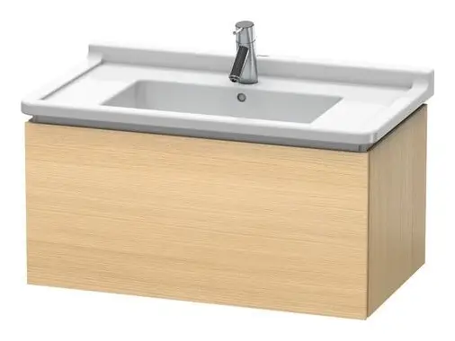Duravit L-Cube Waschtischunterschrank mit 1 Auszug 820 x 408 x 469 mm - Mediterrane Eiche Matt Neu
