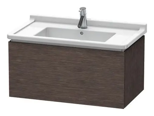 Finale Aktion Duravit L-Cube Waschtischunterschrank mit 1 Auszug 820 x 408 x 469 mm - Eiche dunkel gebürstet Matt