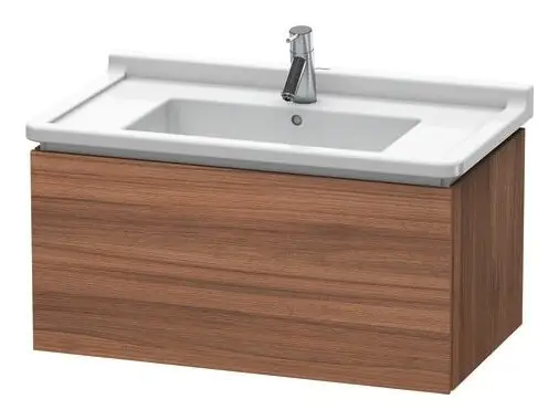 Duravit L-Cube Waschtischunterschrank mit 1 Auszug 820 x 408 x 469 mm - Nussbaum Matt Bestpreis