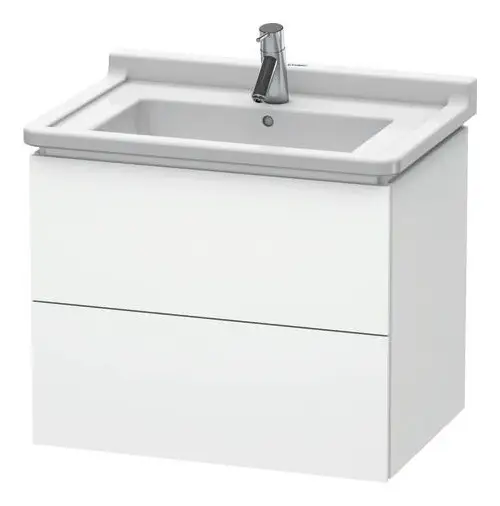 Jetzt Bestellen Duravit L-Cube Waschtischunterschrank mit 2 Auszügen 670 x 558 x 469 mm - Weiß Matt