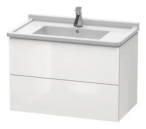 Online Kaufen Duravit L-Cube Waschtischunterschrank mit 2 Auszügen 820 x 558 x 469 mm - Weiß Hochglanz Dekor