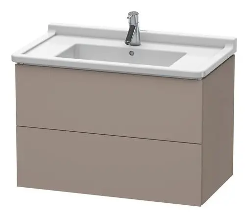 Sichere Zahlung Duravit L-Cube Waschtischunterschrank mit 2 Auszügen 820 x 558 x 469 mm - Basalt Matt