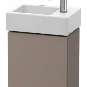 Abverkauf Duravit L-Cube Waschtischunterschrank mit 1 Tür Anschlag links 364 x 400 x 241 mm - Basalt Matt