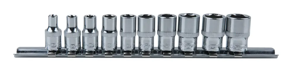 KS Tools 1/4" CHROMEplus Sechskant-Stecknuss-Satz, 10-teilig 4-13 mm Neuheit