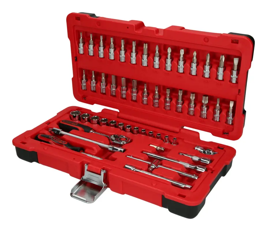 KS Tools 1/4" CHROMEplus Steckschlüssel-Satz, 50-teilig Preisreduziert