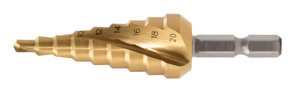 KS Tools 1/4" HSS-TiN Stufenbohrer-Bit, Ø 4-12 mm, 9 Stufen Wochenendangebot