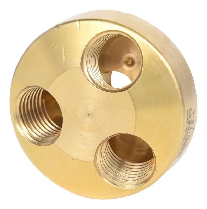 Top-Preis KS Tools 1/4" Messing-Druckluft 3-fach Verteiler, 41 mm