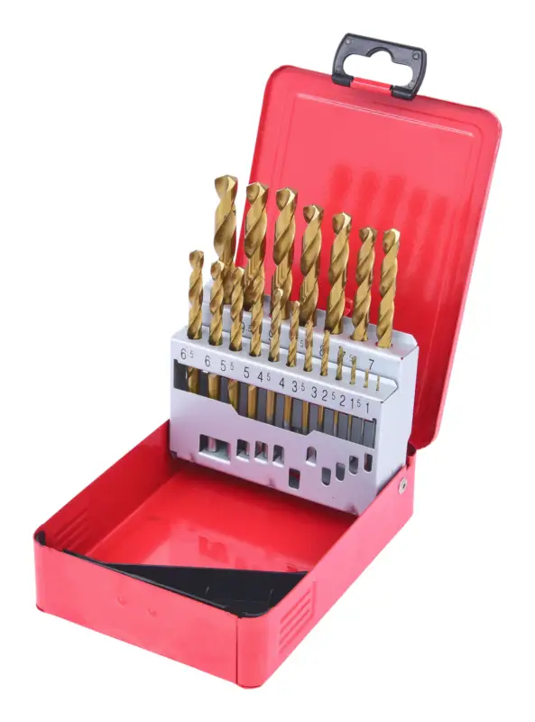 KS Tools HSS TiN Spiralbohrer-Satz, Stahlblechkassette 19-teilig 1-10 mm Solange Der Vorrat Reicht
