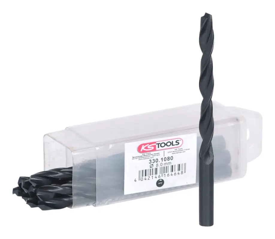 Saisonangebot KS Tools HSS-G Spiralbohrer, 8 mm, 10er Pack