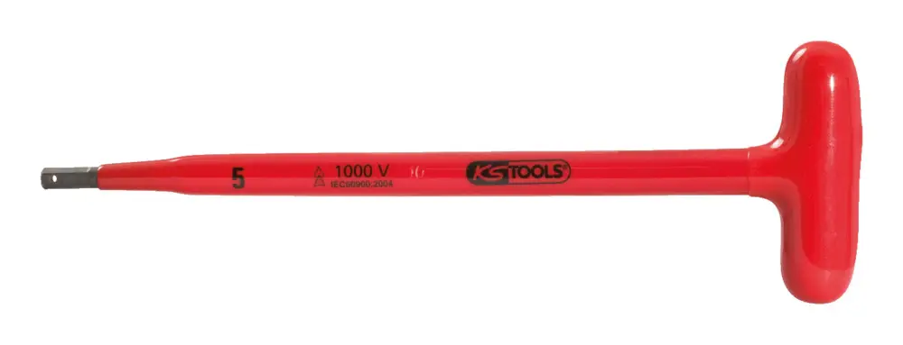 KS Tools T-Griff-Innensechskant-Stiftschlüssel mit Schutzisolierung, 8 x 200 mm Sale