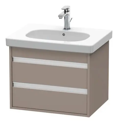 Meistverkauft Duravit Ketho Waschtischunterschrank für 034265 mit 2 Auszügen 600 x 480 x 455 mm - Basalt Matt