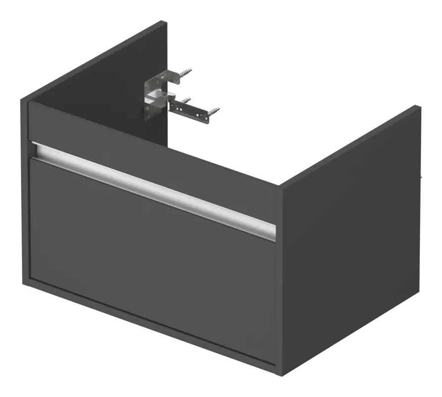 Preiswert Duravit Ketho Waschtischunterschrank für 030470 mit 1 Auszug 650 x 410 x 455 mm - Graphit Matt
