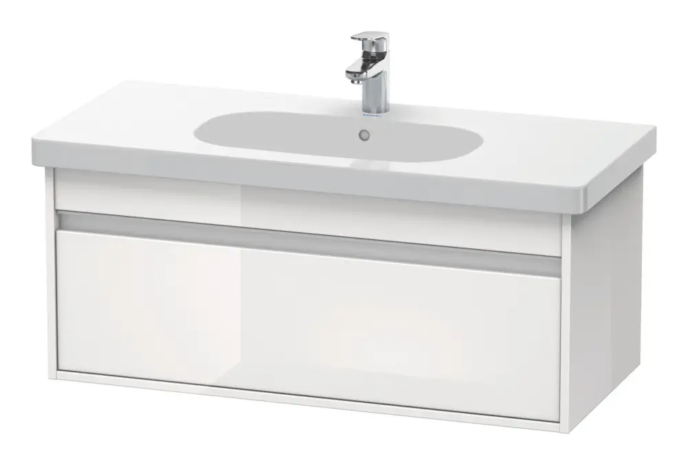 Neu Im Sortiment Duravit Ketho Waschtischunterschrank für 034210 mit 1 Auszug 1000 x 410 x 455 mm - Basalt Matt